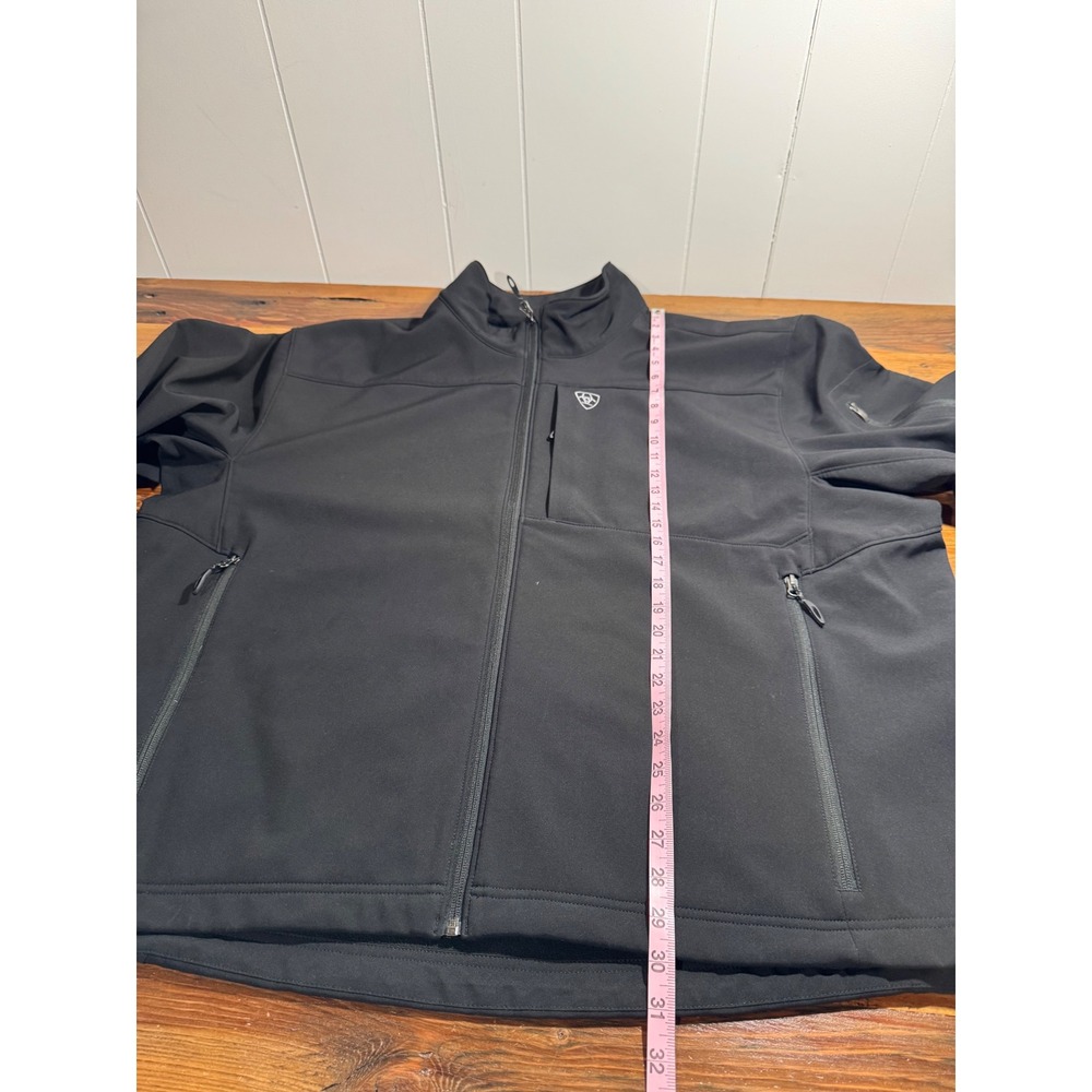 Ariat Vernon 2.0 Softshell Jacket Mens 3XL Black Wind Water Resistant 10023329 - Picture 9 of 15
